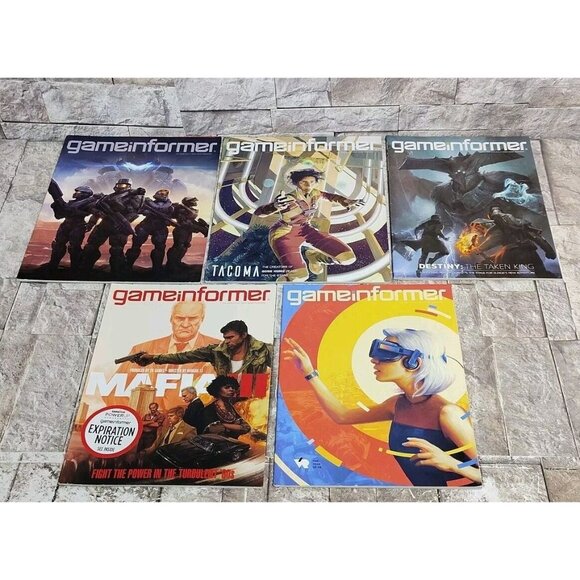 Lot Of 5 Game Informer Magazine Issues 267,268,269,271,273 - Picture 1 of 11